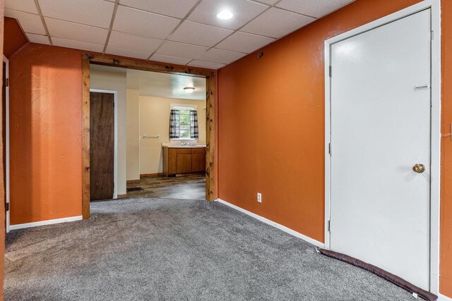 1015 Bluff St, Beloit, WI 53511 - unfurnished room featuring carpet and baseboards