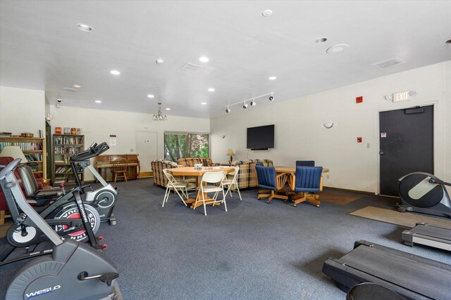 2300 W Good Hope Rd Unit 242, Glendale, WI 53209 - carpeted dining room featuring recessed lighting and baseboards