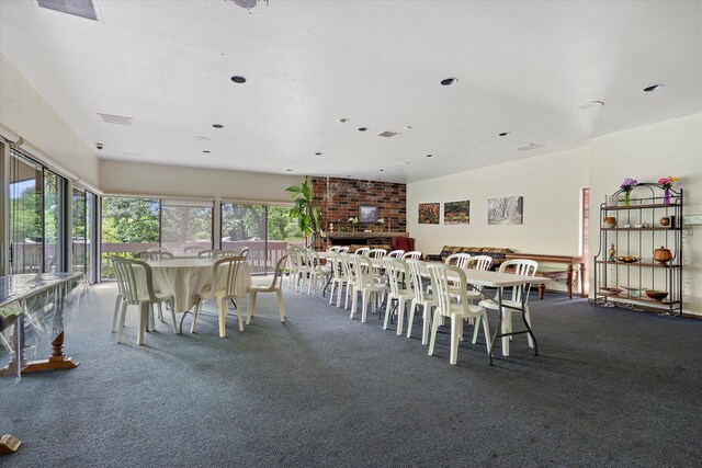2300 W Good Hope Rd Unit 242, Glendale, WI 53209 - carpeted dining room with recessed lighting