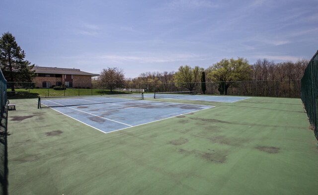 11957 N Appleton Ave Unit 19, Milwaukee, WI 53224 - view of tennis court with community basketball court