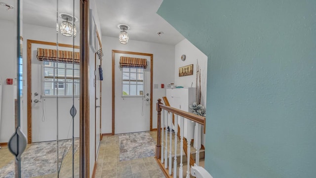 3515 Willow Cir, Sheboygan, WI 53083 - foyer with a textured wall