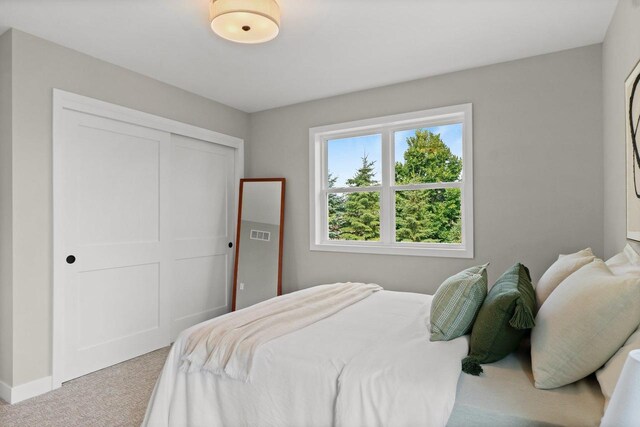 1108 Heritage Ct, Waunakee, WI 53597 - carpeted bedroom with a closet and baseboards