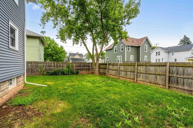 308 Van St, Neenah, WI 54956 - fenced backyard with a residential view