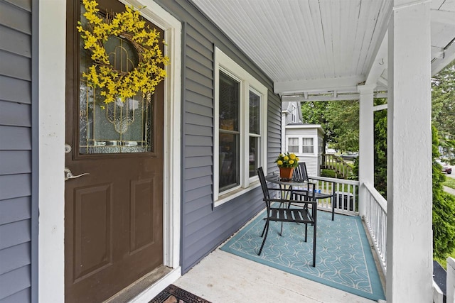 308 Van St, Neenah, WI 54956 - doorway to property with covered porch