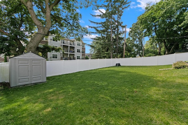 204 Panther Trl, Monona, WI 53716 - fenced backyard featuring a shed
