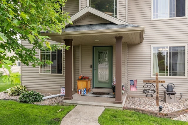 362 Dakota Lee Way, Omro, WI 54963 - entrance to property featuring roof with shingles