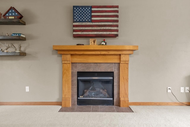362 Dakota Lee Way, Omro, WI 54963 - detailed view of carpet and a fireplace