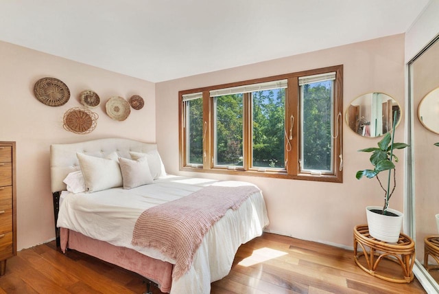 6465 N Santa Monica Blvd, Fox Point, WI 53217 - bedroom with wood finished floors