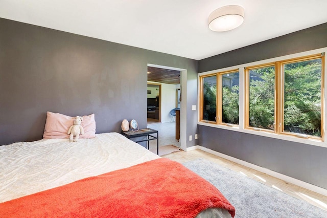6465 N Santa Monica Blvd, Fox Point, WI 53217 - bedroom featuring baseboards