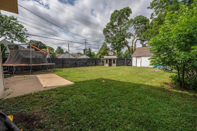 7550 26th Ave, Kenosha, WI 53143 - fenced backyard featuring a patio and a shed
