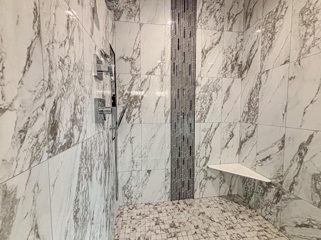 1601 Sauk Trl, Waukesha, WI 53189 - full bathroom with a tile shower