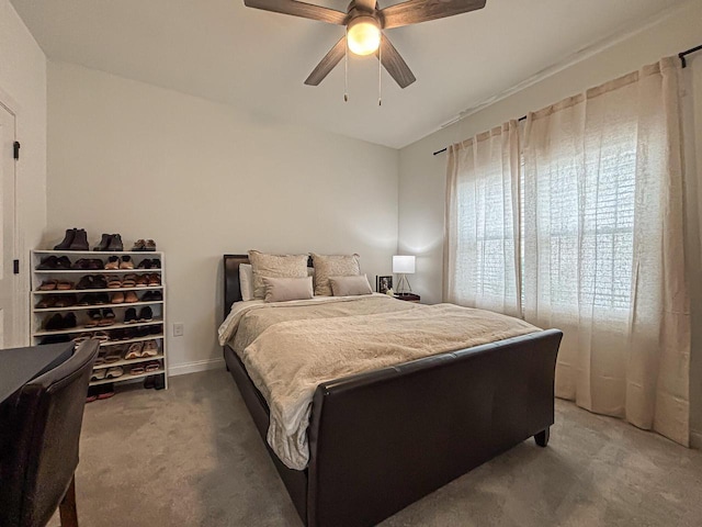 1601 Sauk Trl, Waukesha, WI 53189 - carpeted bedroom featuring ceiling fan