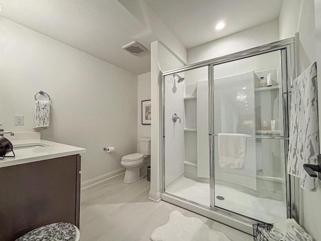 1601 Sauk Trl, Waukesha, WI 53189 - full bath with a stall shower and vanity