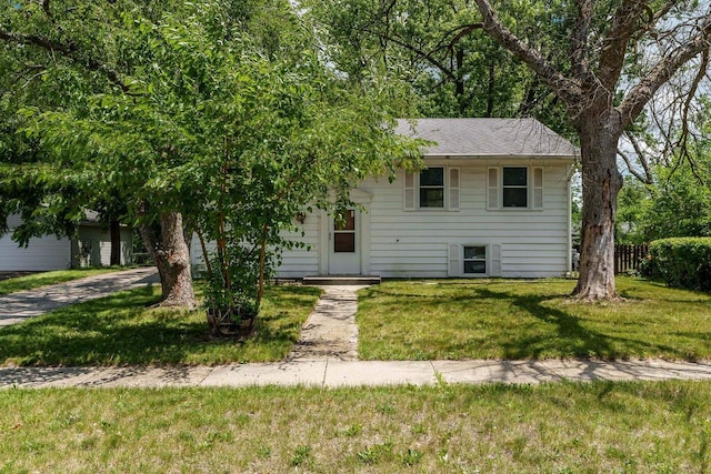 2043 Linway Dr, Beloit, WI 53511 - view of front of house with a front lawn