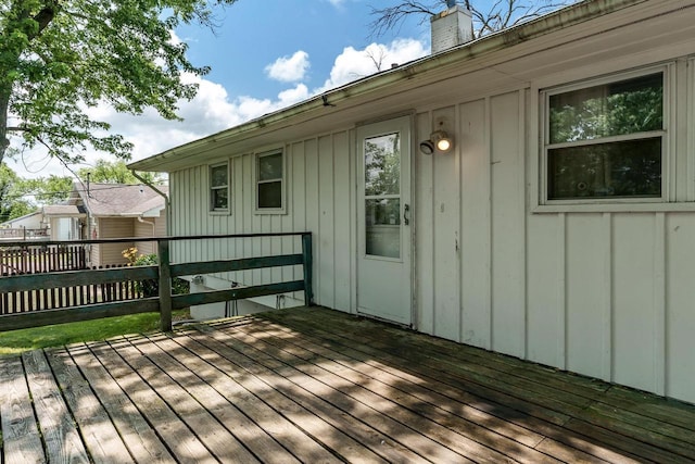 2043 Linway Dr, Beloit, WI 53511 - view of deck