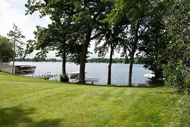 N65W35097 Rd J, Oconomowoc, WI 53066 - water view with a dock