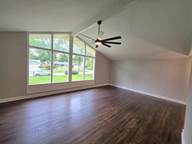 4643 N 108th St, Wauwatosa, WI 53225 - bonus room featuring dark wood finished floors and a ceiling fan