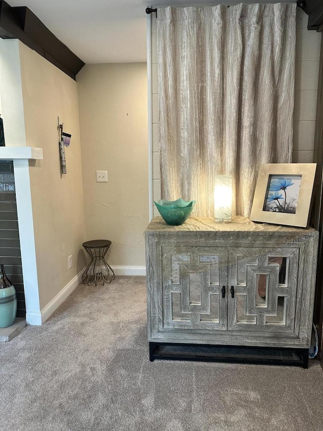 8221 Fairmont Ln, Greendale, WI 53129 - detailed view of carpet flooring and baseboards