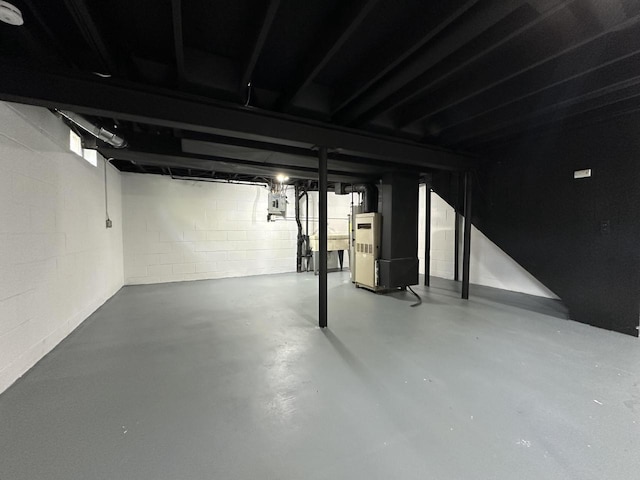 5145 Admiralty Ave Unit 5147, Racine, WI 53406 - unfinished basement featuring heating unit