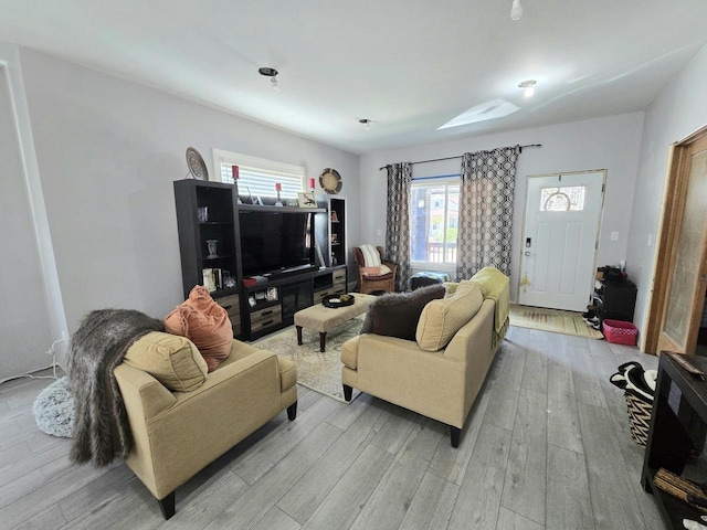 1635 Grand Ave, Racine, WI 53403 - living room with light wood-style flooring