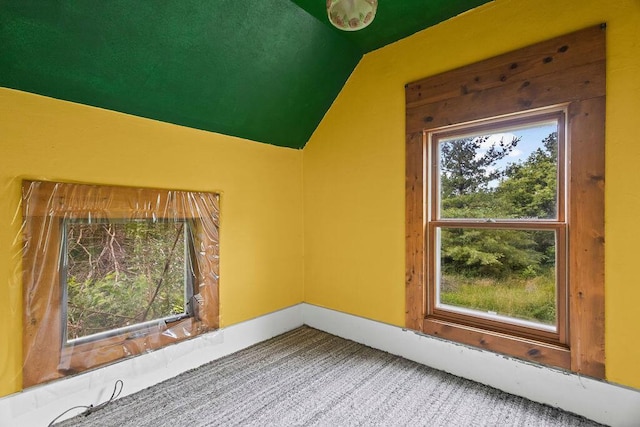 5046 State Highway 33, West Bend, WI 53095 - additional living space featuring lofted ceiling, plenty of natural light, and carpet