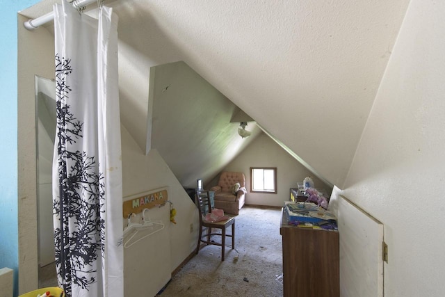 134 N Watertown St, Waupun, WI 53963 - bonus room featuring carpet floors and lofted ceiling