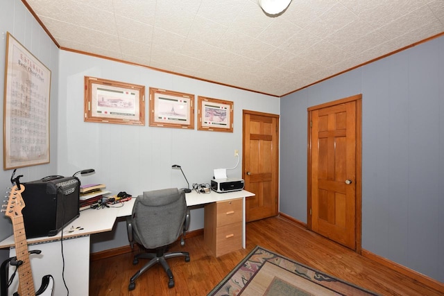 2044 S 96th St, West Allis, WI 53227 - office space with crown molding and wood finished floors