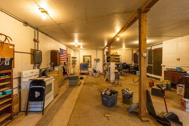 E2880 Witcraft Ridge Rd, Genoa, WI 54632 - basement featuring washer / dryer