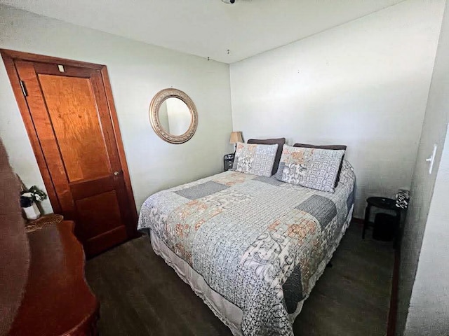 12308 W Walker St, West Allis, WI 53214 - bedroom with dark wood finished floors
