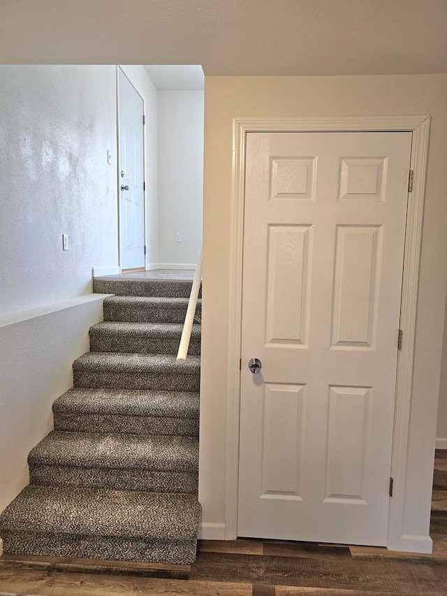 1209 E 15th St, Marshfield, WI 54449 - stairs featuring wood finished floors