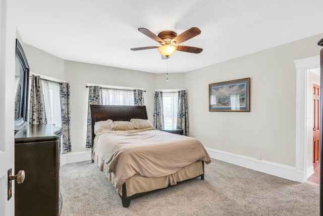 822 12th Ave, Union Grove, WI 53182 - carpeted bedroom featuring baseboards and a ceiling fan