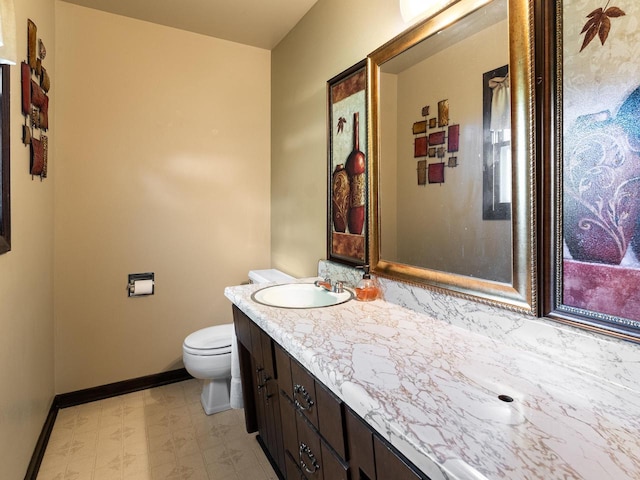 1010 Orchard Dr, Manitowoc, WI 54220 - bathroom featuring vanity and tile patterned floors