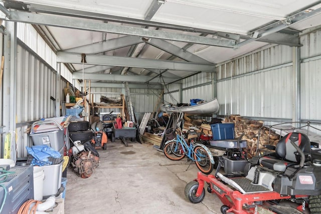 N5562 County Road A, Lake Mills, WI 53551 - view of garage