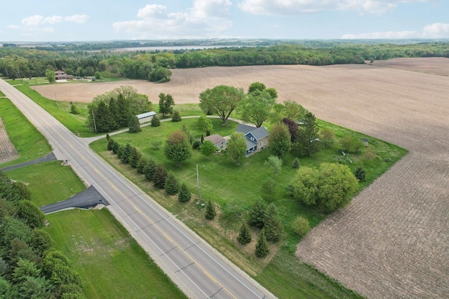 N5562 County Road A, Lake Mills, WI 53551 - aerial view of property's location featuring rural landscape