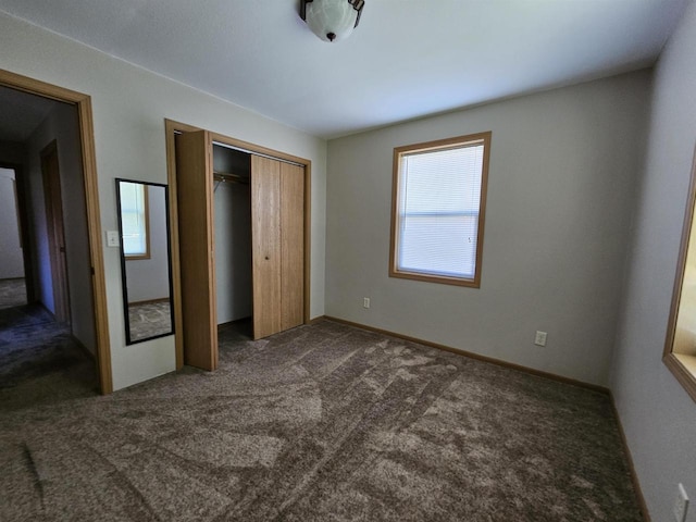 105 W Clark St, Plainfield, WI 54966 - unfurnished bedroom featuring carpet flooring and a closet