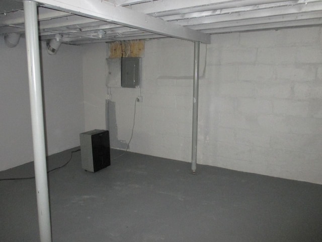 2116 W Atkinson Ave Unit 2116A, Milwaukee, WI 53209 - unfinished basement with electric panel