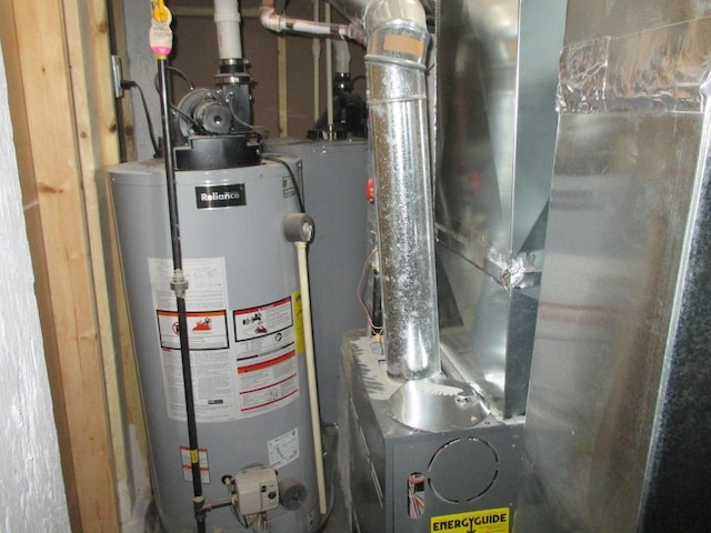 2116 W Atkinson Ave Unit 2116A, Milwaukee, WI 53209 - utility room with gas water heater and heating unit
