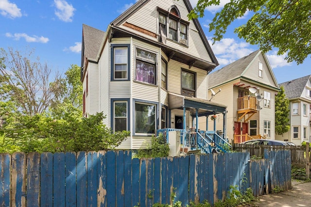 1720 W Mineral St, Milwaukee, WI 53204 - victorian home featuring a fenced front yard