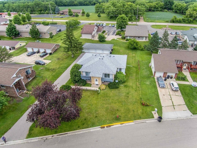 521 Seminole Way, Deforest, WI 53532 - aerial perspective of suburban area