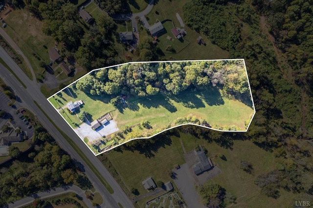 7505 Timberlake Rd, Lynchburg, VA 24502 - aerial overview of property's location featuring property parcel outlined