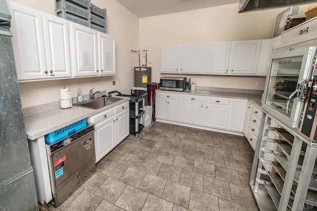 7821 Bellevue Rd, Forest, VA 24551 - kitchen featuring white cabinets and sink