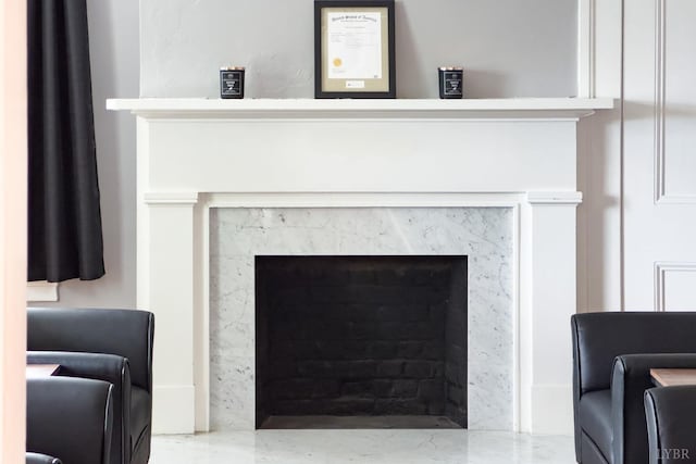 7821 Bellevue Rd, Forest, VA 24551 - detailed view of a fireplace