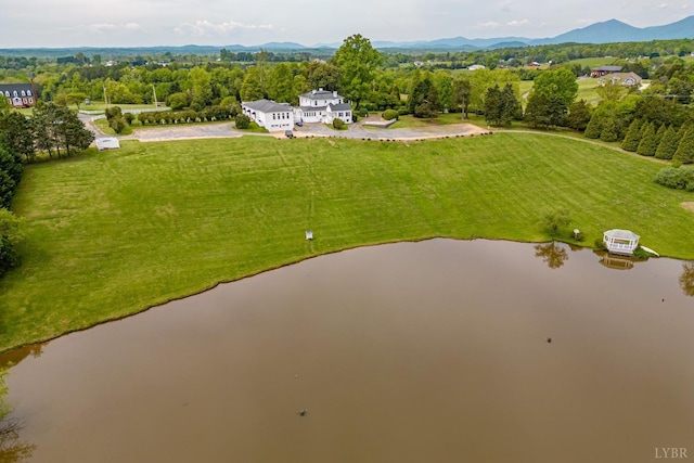 7821 Bellevue Rd, Forest, VA 24551 - bird's eye view with a water and mountain view