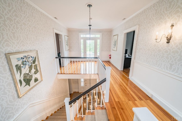 7821 Bellevue Rd, Forest, VA 24551 - interior space with wood-type flooring and ornamental molding