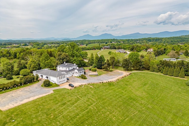 7821 Bellevue Rd, Forest, VA 24551 - drone / aerial view featuring a mountain view