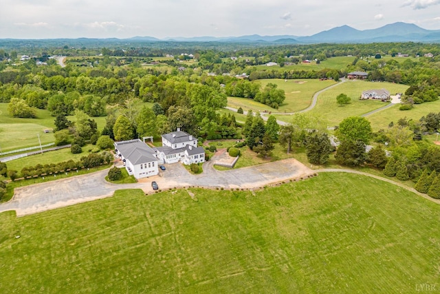 7821 Bellevue Rd, Forest, VA 24551 - bird's eye view with a mountain view and a rural view