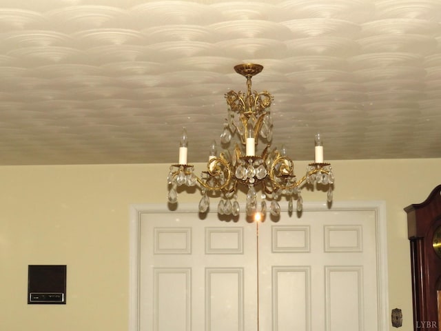 11420 Wards Rd, Rustburg, VA 24588 - detailed view of a chandelier