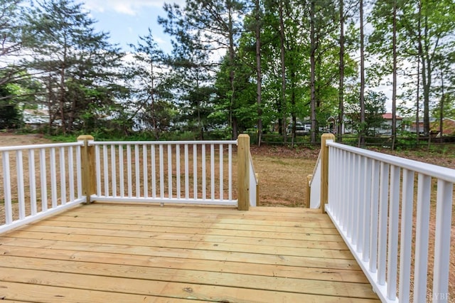 465 Soybean Dr, Appomattox, VA 24522 - view of wooden deck