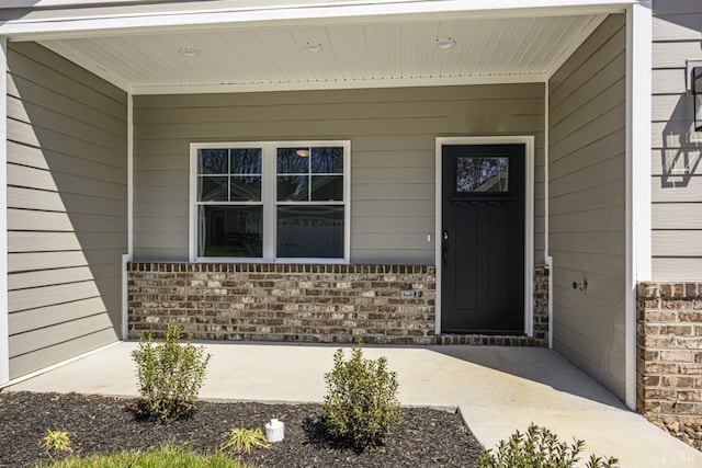 104 Lockridge Ln, Lynchburg, VA 24502 - property entrance with brick siding and covered porch