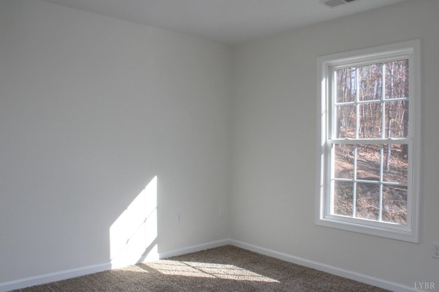 872 Two Bid Rd, Evington, VA 24550 - unfurnished room with carpet floors, baseboards, and visible vents